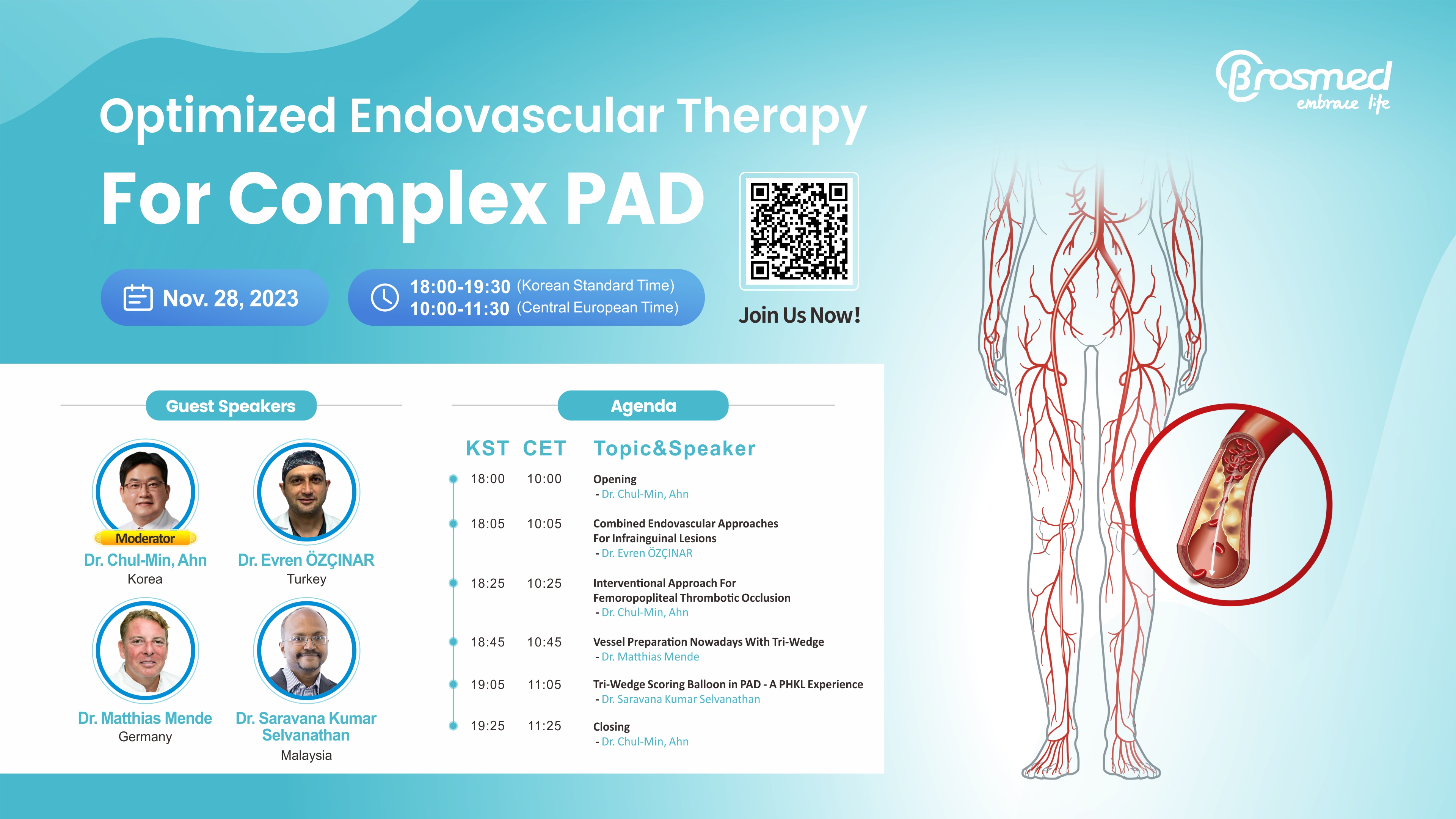 Webinar | Optimized Endovascular Therapy For Complex PAD | Nov. 28