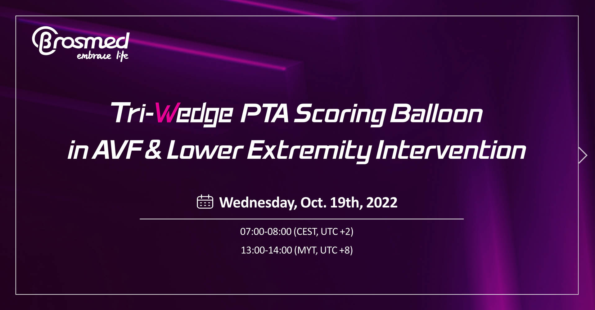 Tri-Wedge PTA Scoring Balloon                                                                                     in AVF & Lower Extremity Intervention