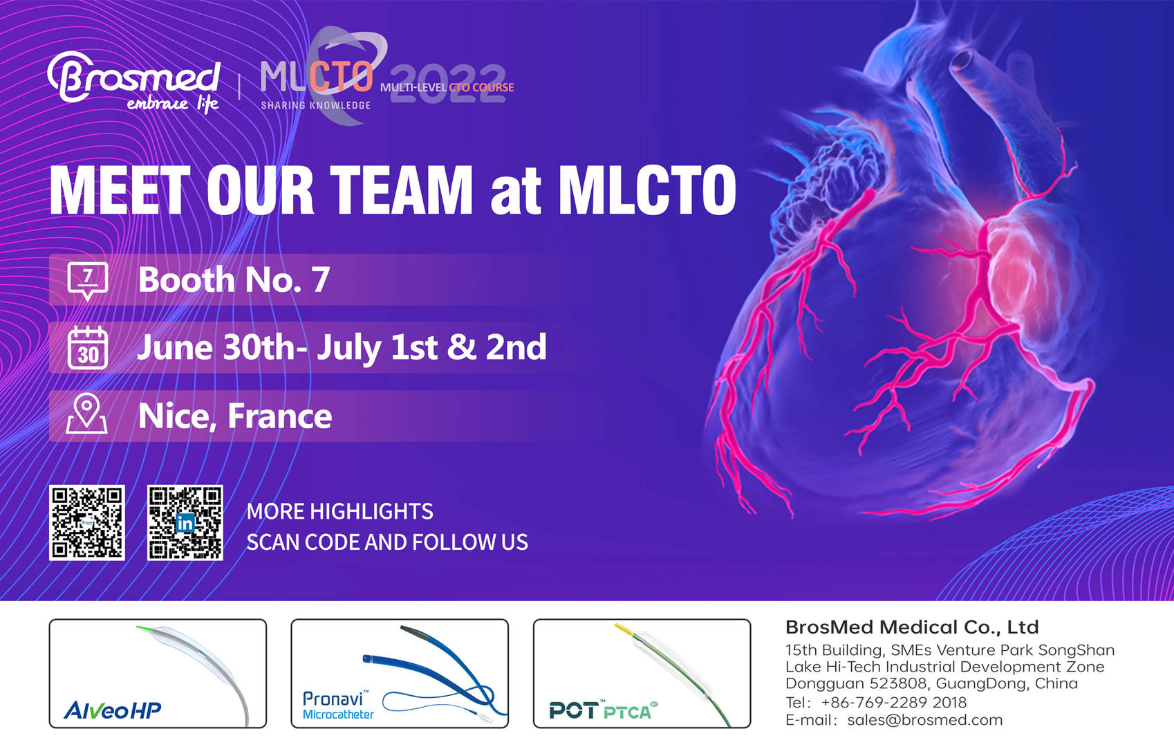 Meet BrosMed at MLCTO  2022