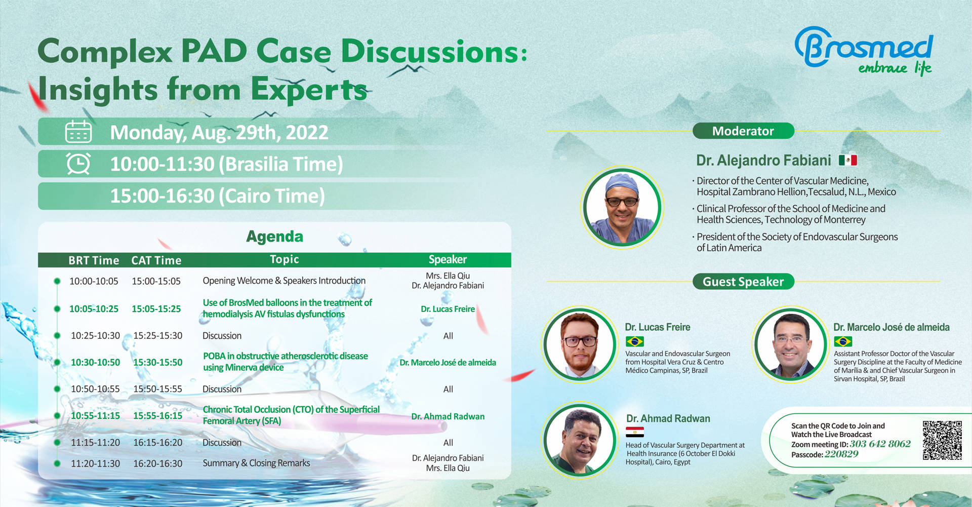 BrosMed Webinar Express: Complex PAD Case Discussions: Insights from Experts