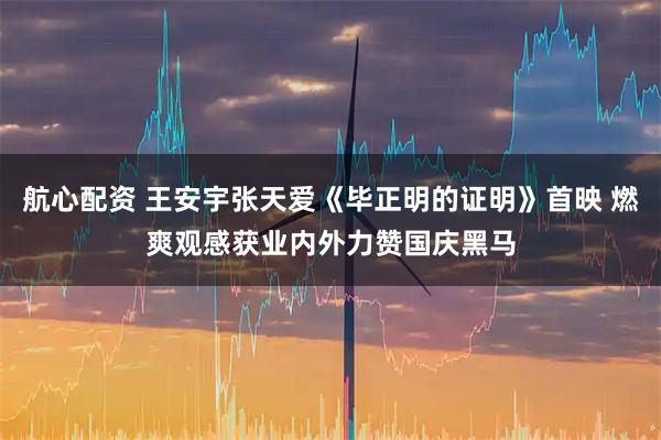 航心配资 王安宇张天爱《毕正明的证明》首映 燃爽观感获业内外力赞国庆黑马