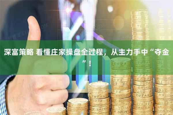 深富策略 看懂庄家操盘全过程，从主力手中“夺金”！